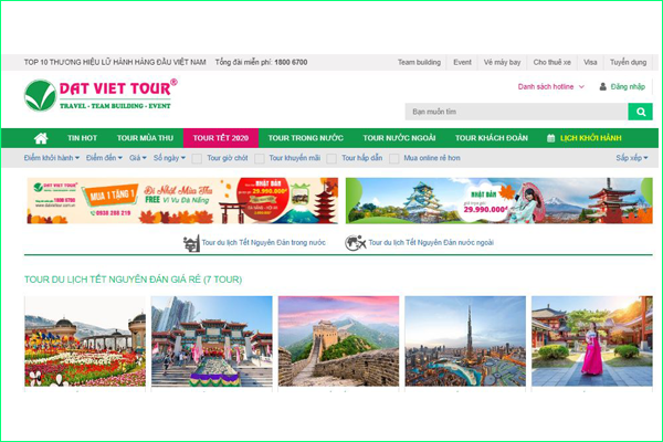 Top 10 website đặt tour du lịch giá rẻ và uy tín tại việt nam