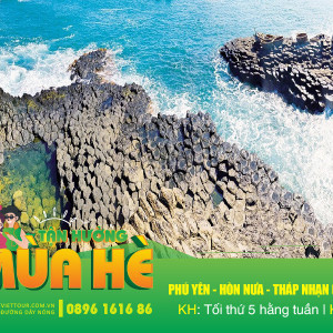 Tour Du Lịch: Phú Yên | Đảo Hòn Nưa | Tháp Nhạn (3N3Đ) (KH Tối T5 Hàng Tuần)